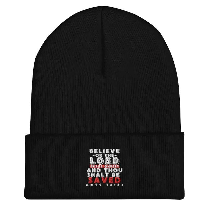 Acts 16:31 Beanie Hat